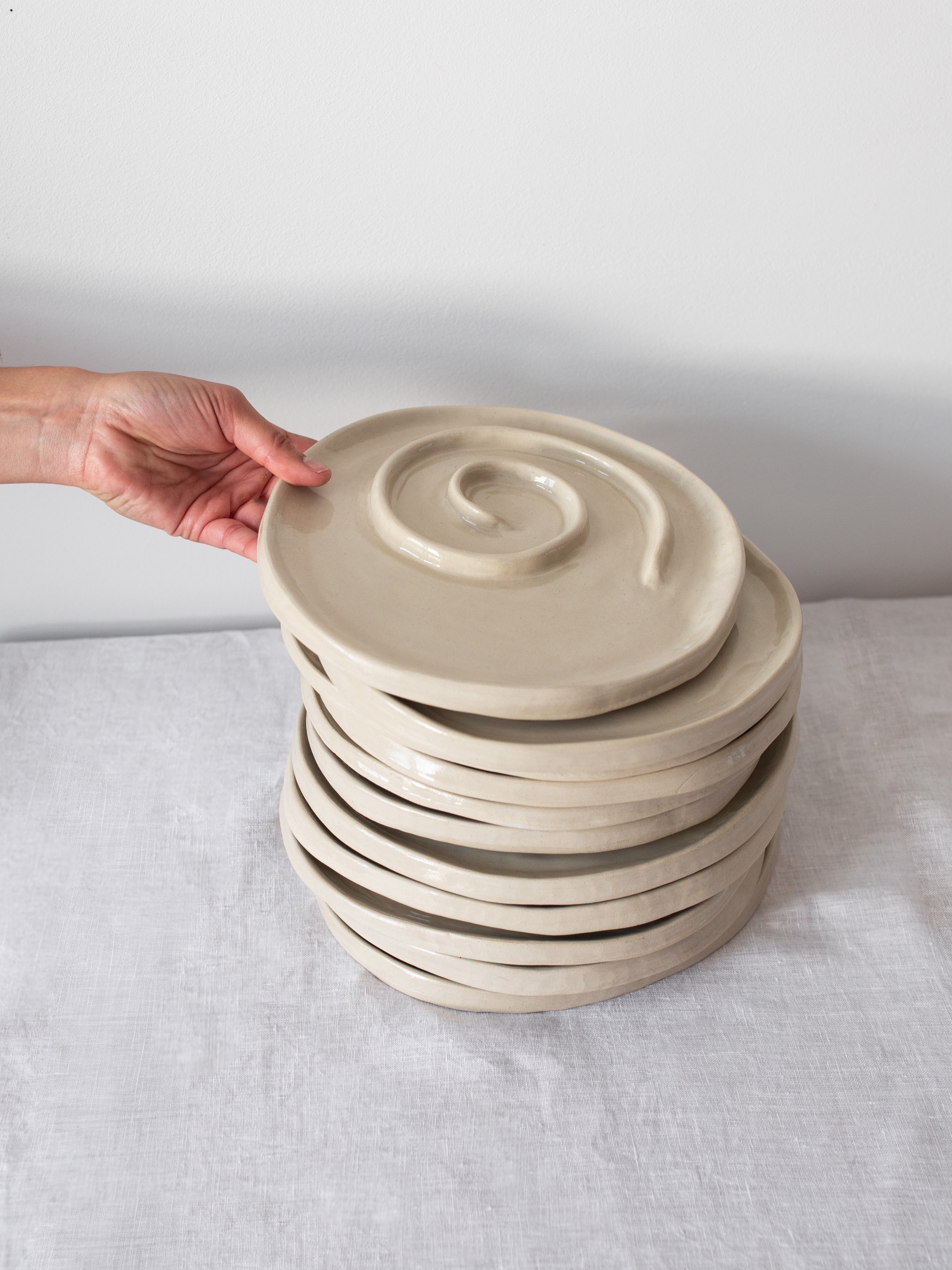 Large Spiral Plate